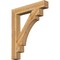 Ekena Millwork Merced Block Rough Sawn Bracket, Western Red Cedar, 6"W x 40"D x 48"H BKT06X40X48MRC05RWR - alternate 1